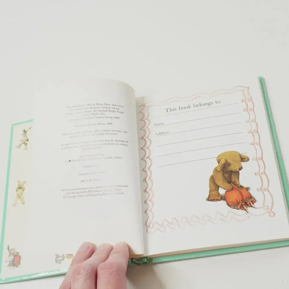 Vintage 90s Old Bear Jane Hissy Diary VTG Cute Stationary Nostalgic Crafting '93